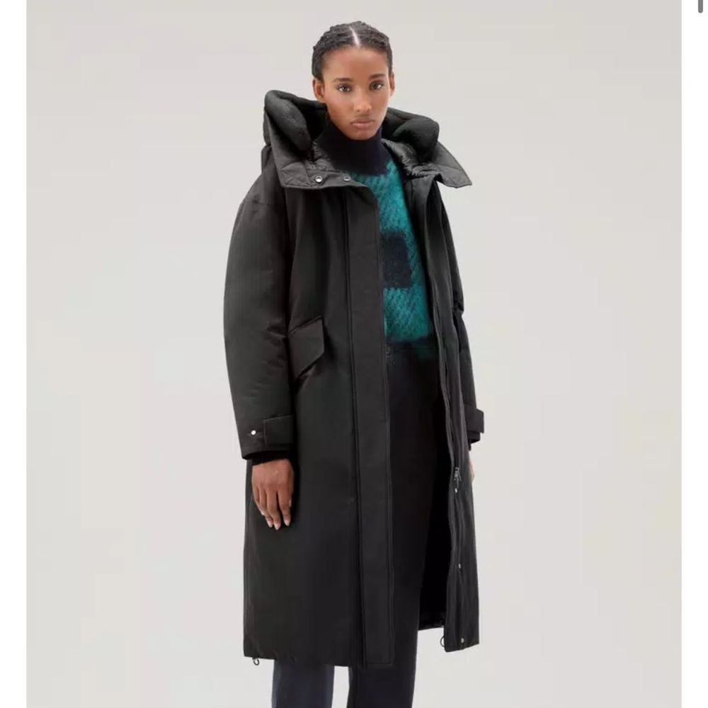 Woolrich - Long Parka in Brushed Ramar Cloth